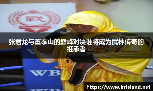 金年会张君龙与董泰山的巅峰对决谁将成为武林传奇的继承者