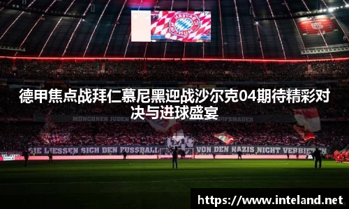 金年会德甲焦点战拜仁慕尼黑迎战沙尔克04期待精彩对决与进球盛宴
